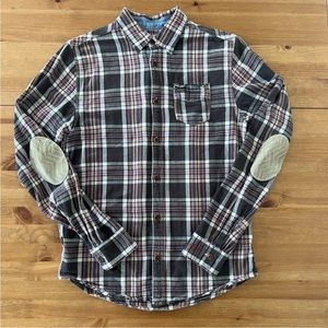 Scotch & Soda Mens Elbow Patch Flannel